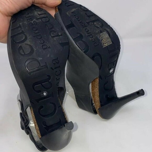 Pedro Garcia Sz 39 Leather Heels Sandals - Picture 8 of 10